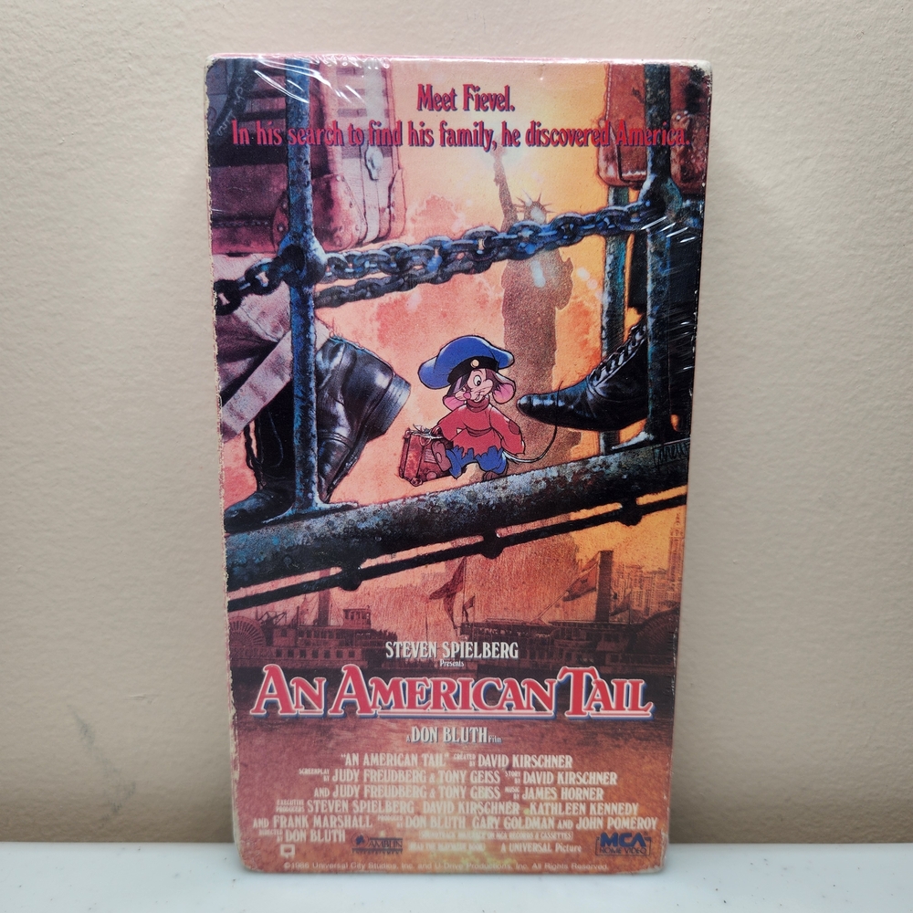 Fievel - An American Tail VHS Sealed  1986